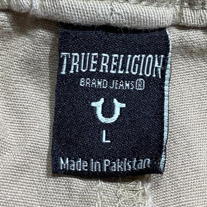 True Religion Khaki Cargo Pants Youth LG — Streetwear, Jogger, Stretch Waist