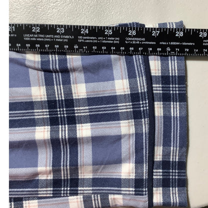 Lucky Brand Blue Plaid Sleepwear Pants Women M — Lounge, Cozy, Casual