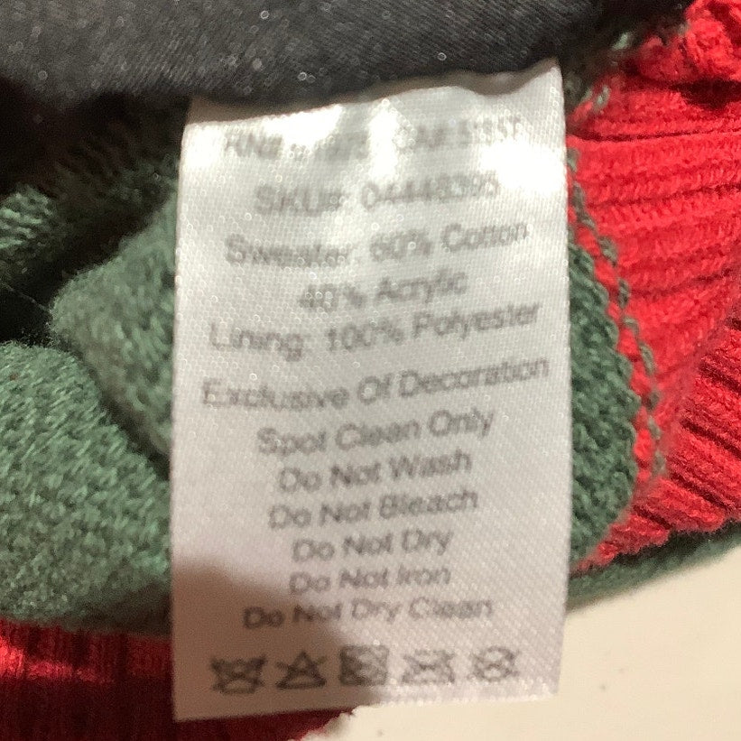 Spencer’s Christmas Light-Up Ugly Sweater Men’s Medium — Casual, Cozy, Season