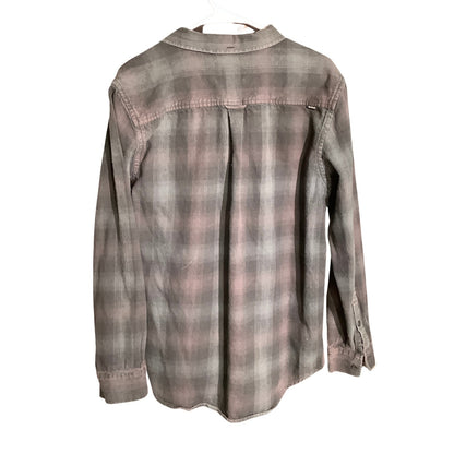 Hurley Long Sleeve Flannel Shirt Men’s Size Large — Plaid, Button Down, Casual
