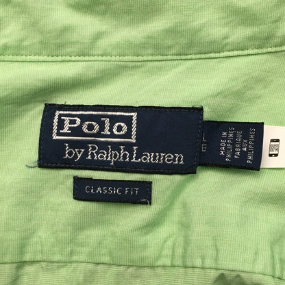 POLO Ralph Lauren Men's Light Green Dress Shirt Size L – Preppy, Classic, Casual