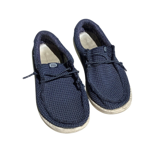 Hey Dude Child Size 2 — Navy, Slip-On, Sport Mesh