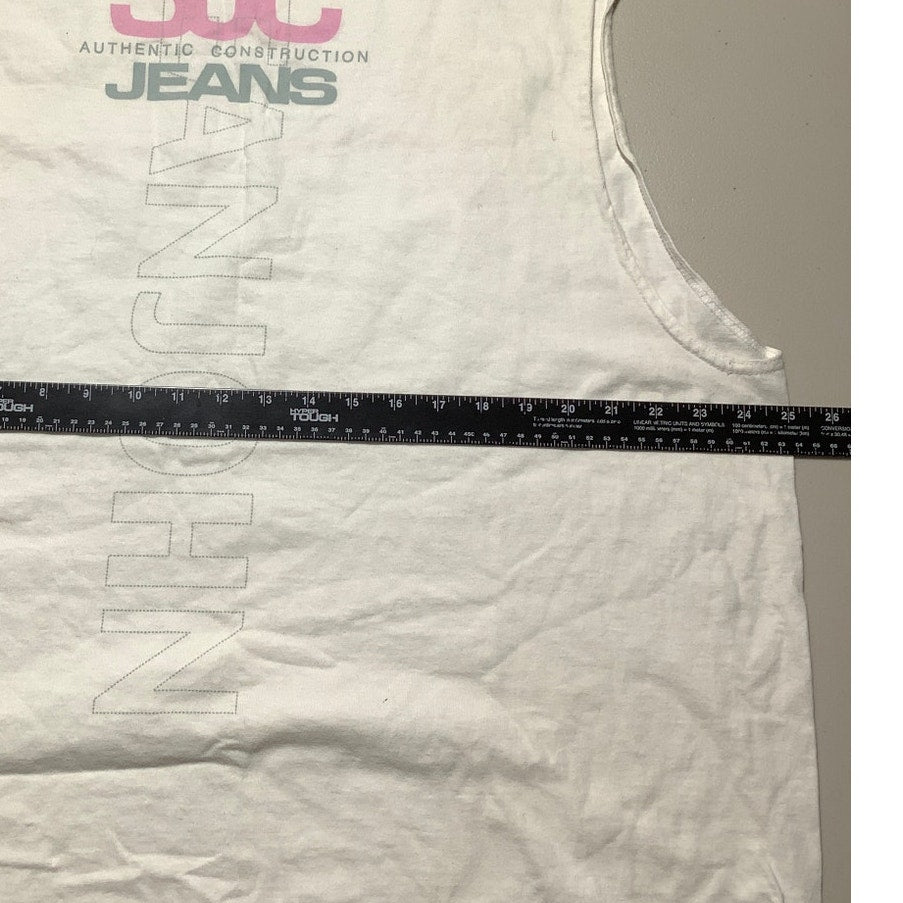 Sean John Sleeveless Muscle T-Shirt Men's Size XXL — Graphic, Streetwear, Casual