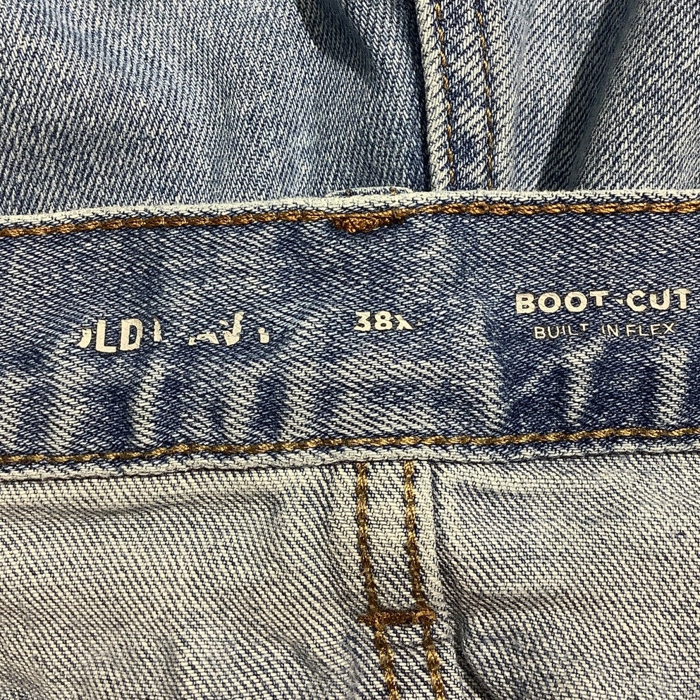 Old Navy Denim Blue Bootcut Flex Jeans Men’s 38x30 — Western, Casual, Y2K