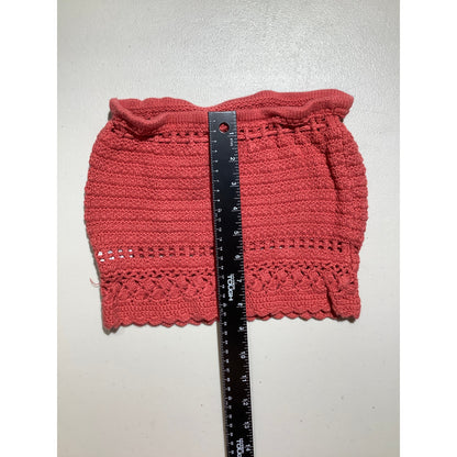 American Eagle Red Crochet Tube Top Women’s Size XS — Boho, Festival, Summer