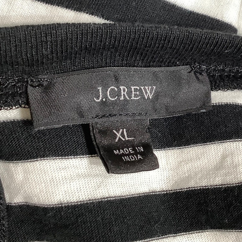 J.Crew Black and White Striped Top Size XL - Classic, Preppy, Casual