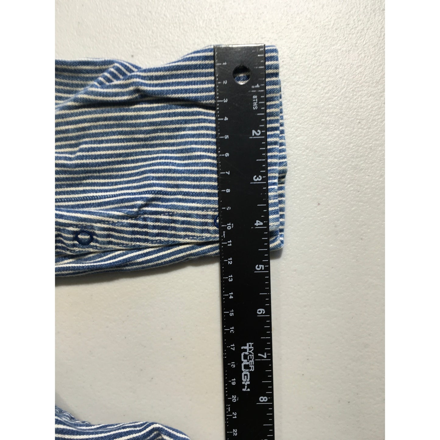 OshKosh B’gosh Blue & White Striped Overalls - Vintage, Classic, Americana