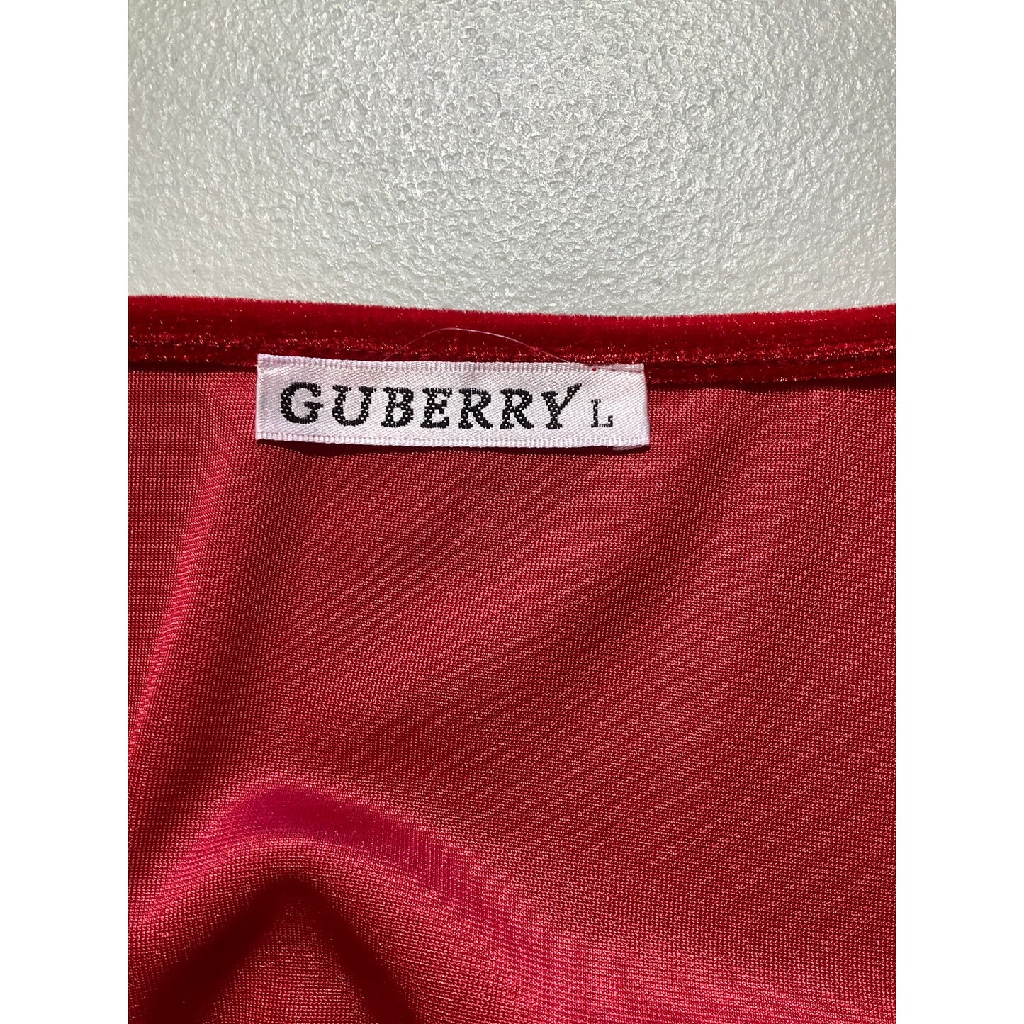 Guberry Red Velvet Long Sleeve Dress Size L – Mobwife, Coquette, Elegant