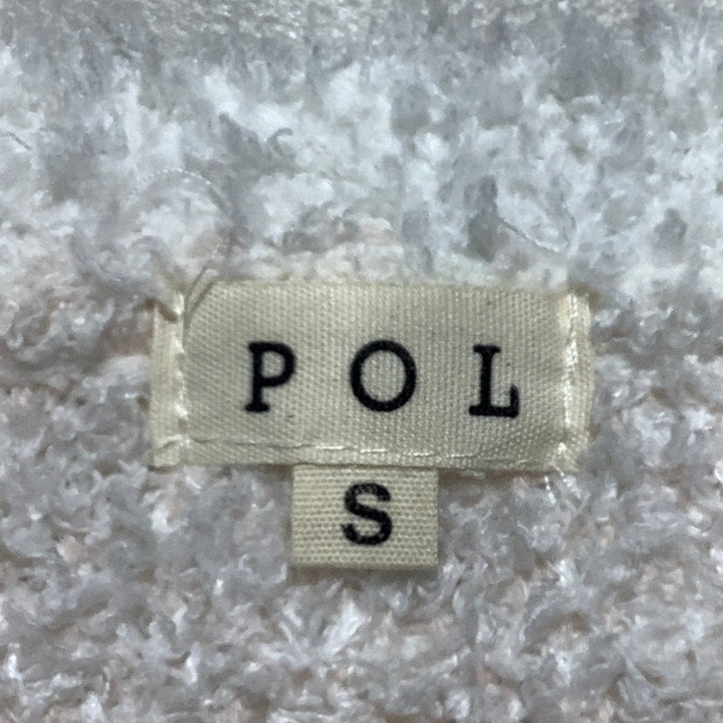 POL White Beige Cheetah Print Fuzzy Sweater Women S — Plush, Cozy, Soft