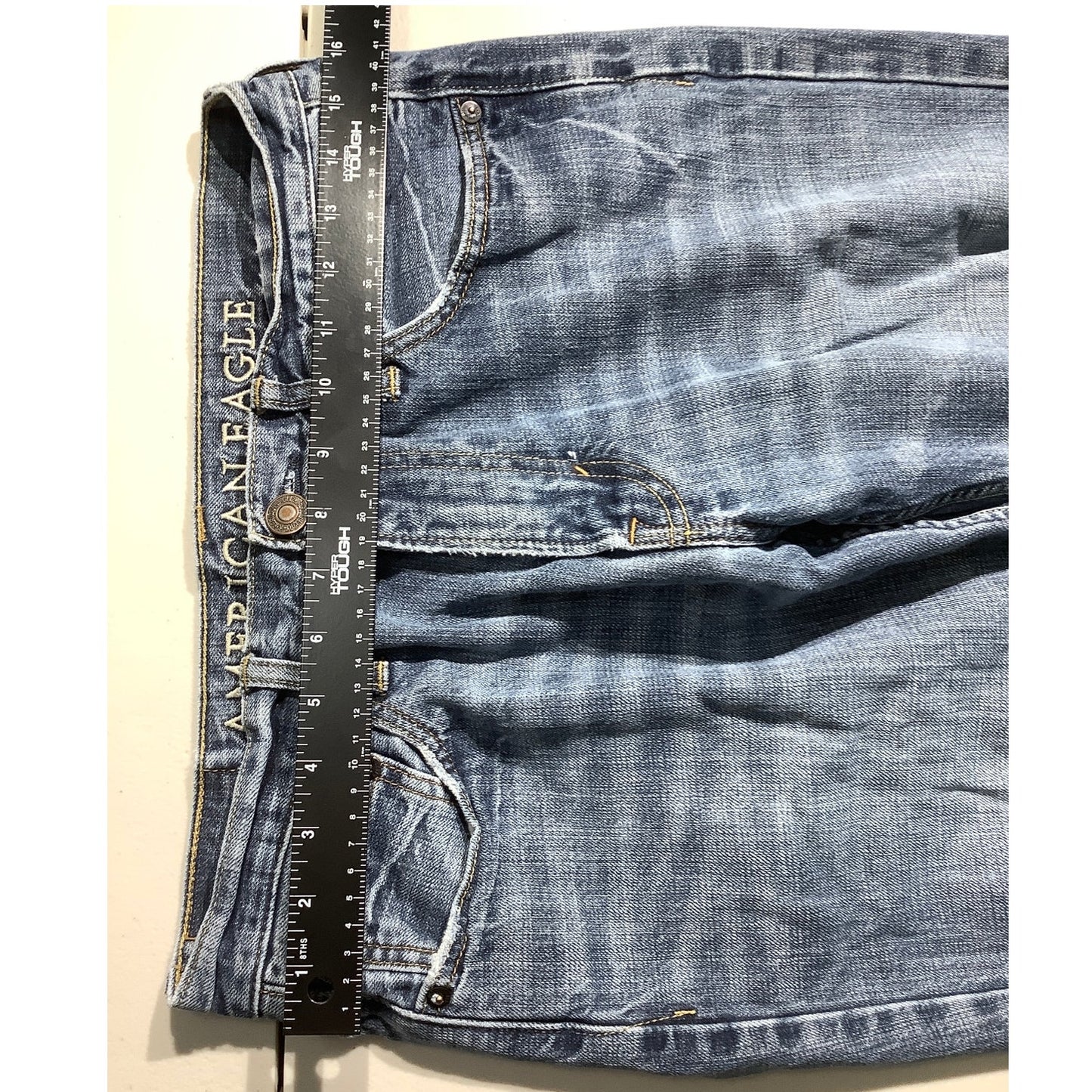 American Eagle Original Straight Jeans Men’s 30x30 – Classic, Light Wash, Cotton