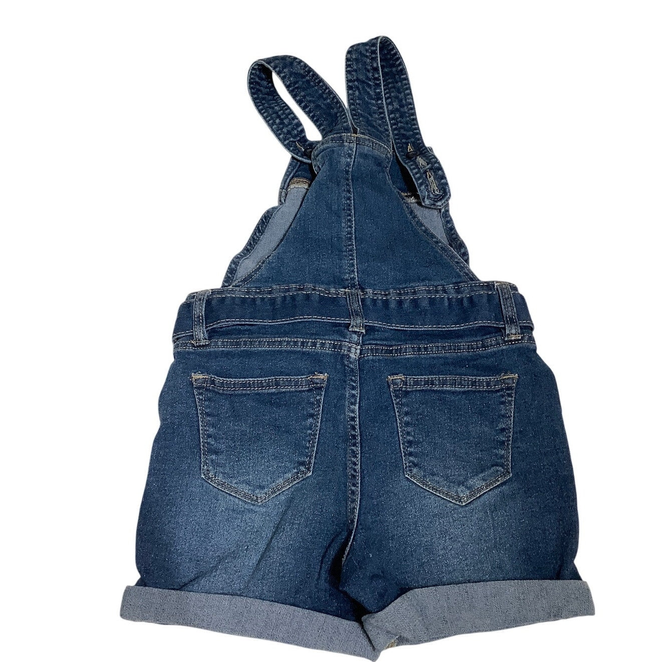 Vigoss Girls' Denim Overall Shorts Size M – Y2K, Playful, Casual