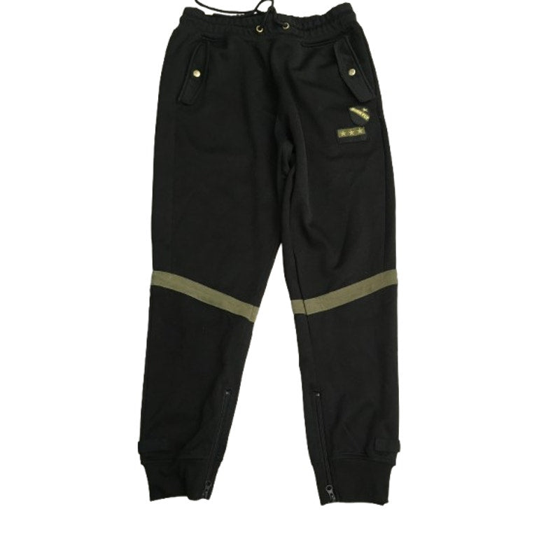 Born Fly Men's Black Olive Stripe Joggers Size L - Streetwear, Athleisure, Urban