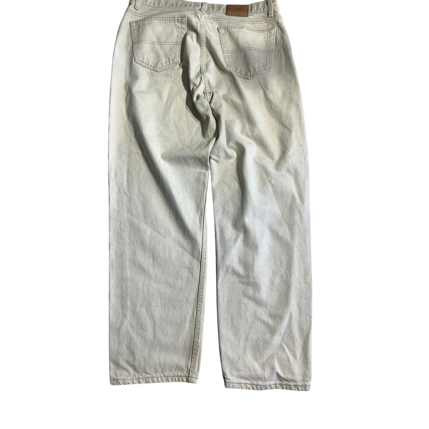 Hunt Club Light Beige Jeans Men’s 38W 32L - Wide Leg, Casual, Vintage-Inspired