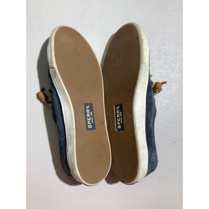 Sperry Top-Sider Leather Boat Shoes Women’s 8M — Barrel Tie, Casual, Nautical