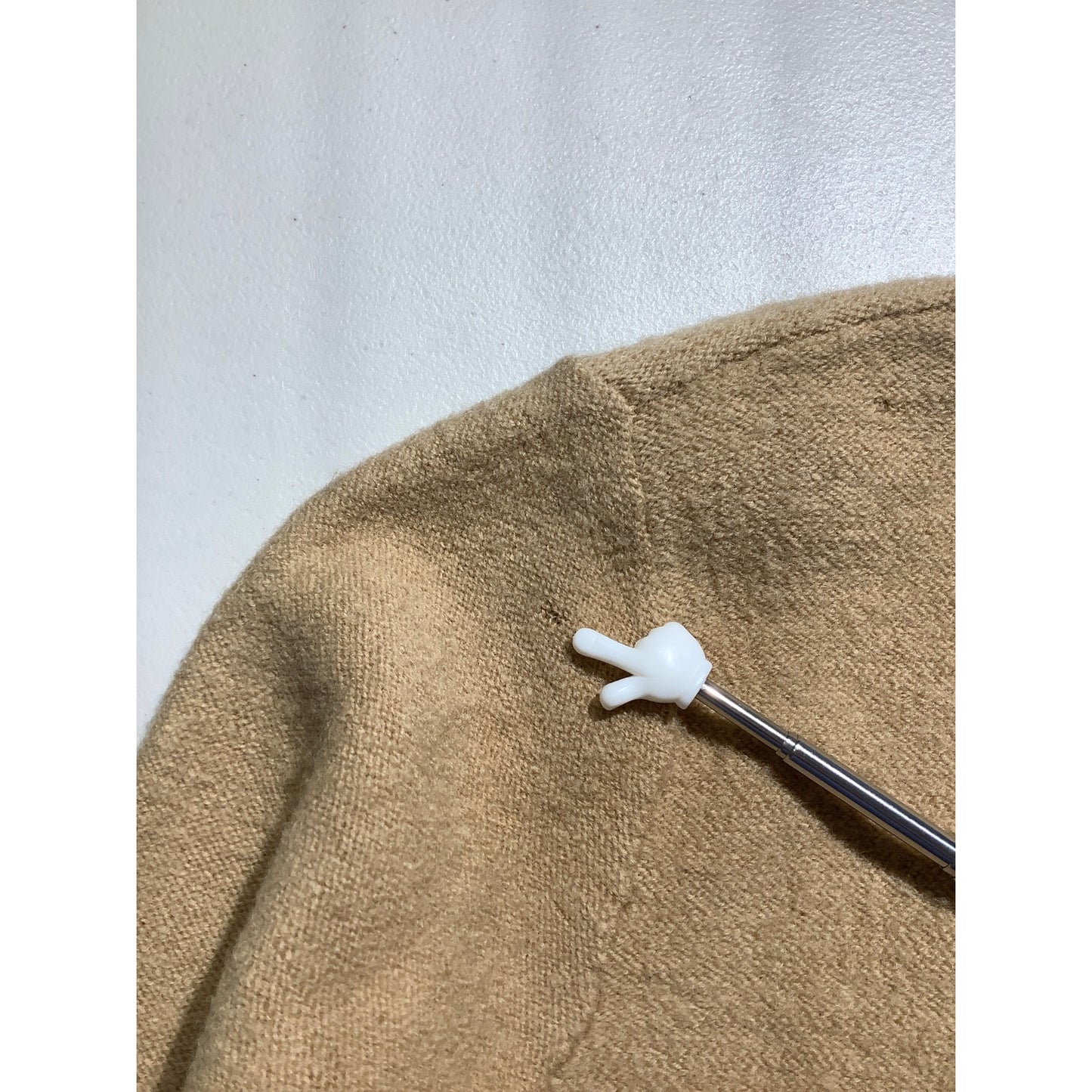 Karen Scott Womens Size M Wool Coat – Toggle Button Front, Long Sleeve, Casual