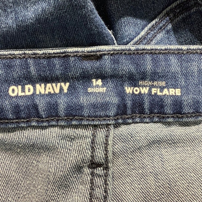 Old Navy High-Rise Wow Flare Jeans Women’s Size 14 Short –Flare, Stretch, Casual
