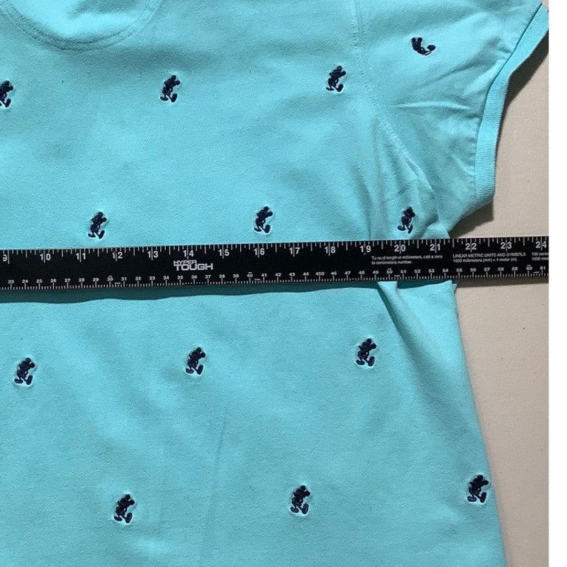 Disney Mickey Mouse Polo Women’s Size 2X – Playful, Classic, Teal