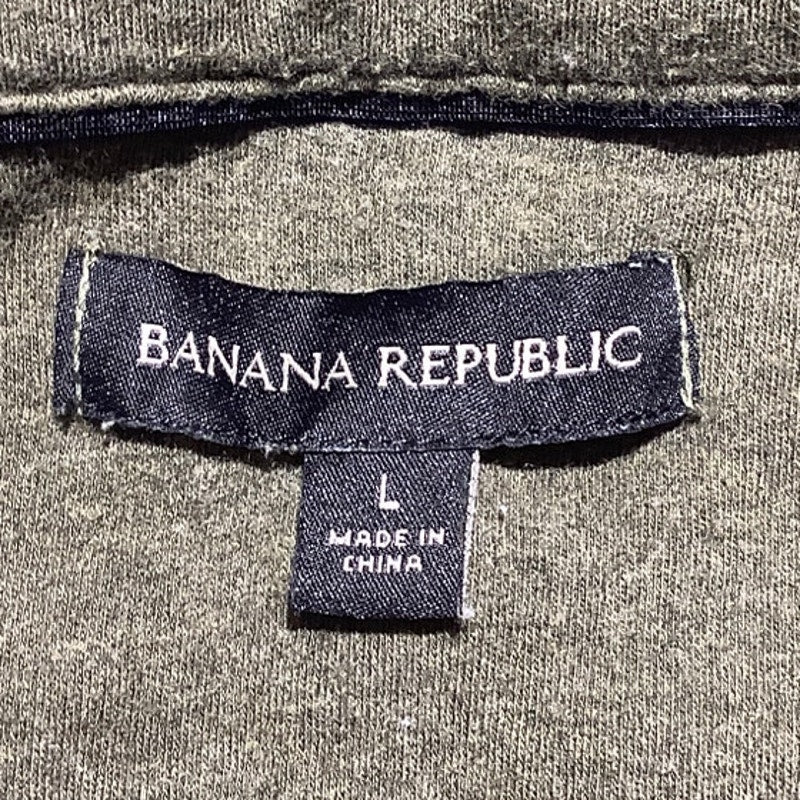 Banana Republic Olive Green Polo Shirt 100% Cotton Kids L— Classic, Casual, Soft