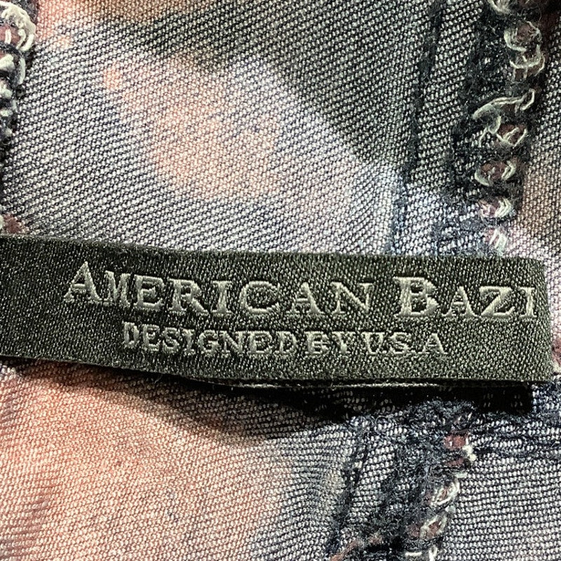 American Bazi Distressed Biker Jeans Women M — Slim Fit, Moto, Streetwear