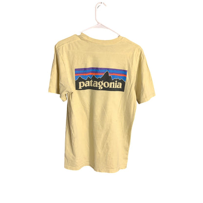 Patagonia Men's Small Yellow Regular Fit Crewneck T-Shirt