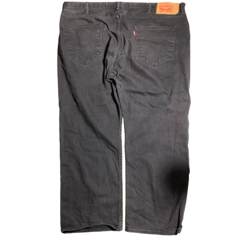 Levi’s 501 Jeans Black Men’s 46W x 30L — Straight Leg, Button Fly, Classic Denim