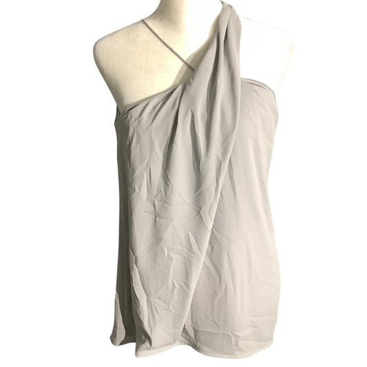 Express Light Gray Draped Tank Top Women’s Size S NWT — Minimalist, Dressy, Chic
