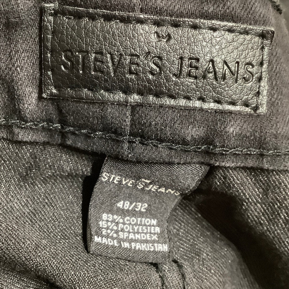 Steve's Jeans Black Men's Jeans 48x32 - Classic, Casual, Everyday