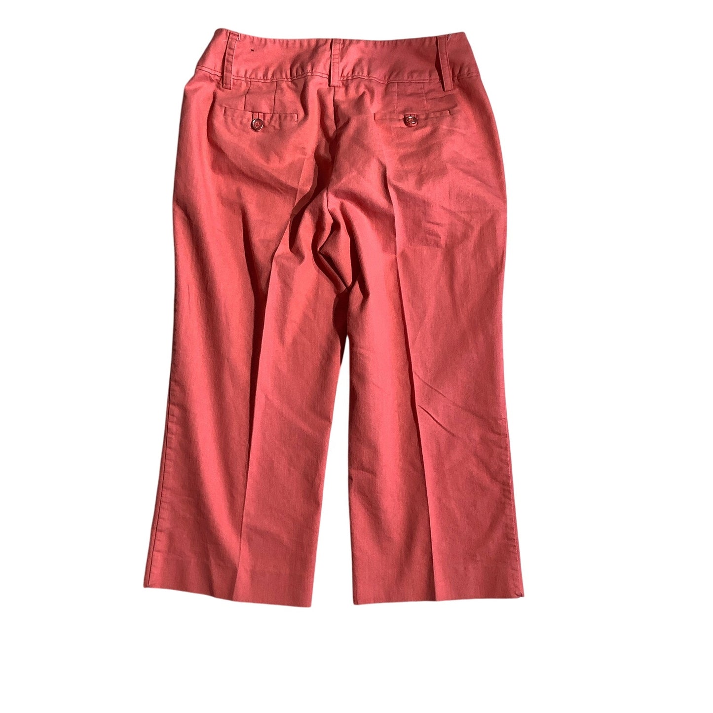 Larry Levine Coral Capris Size 8 – Office Siren, Classic, Minimalist