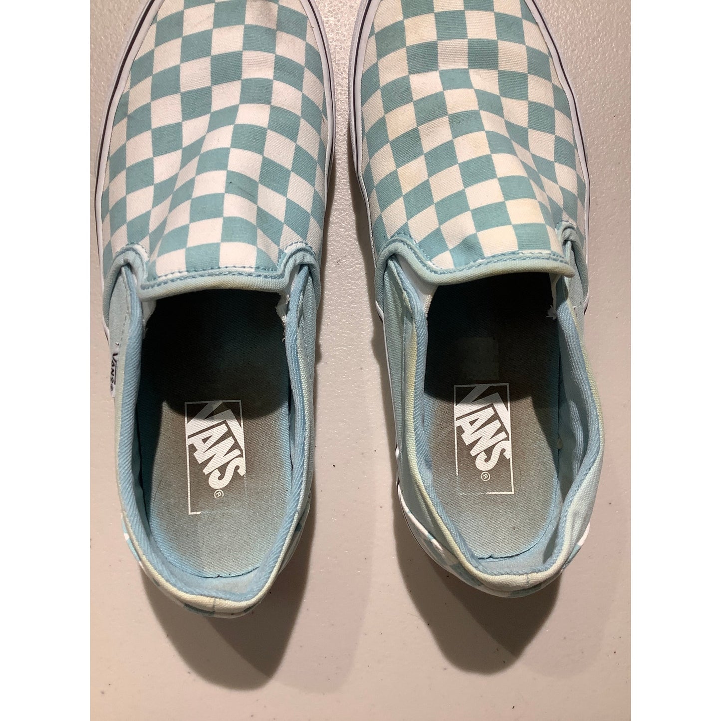 Vans Checkerboard Classic Slip-On Sneakers Women’s Size 9 — Skate, Y2K, Casual