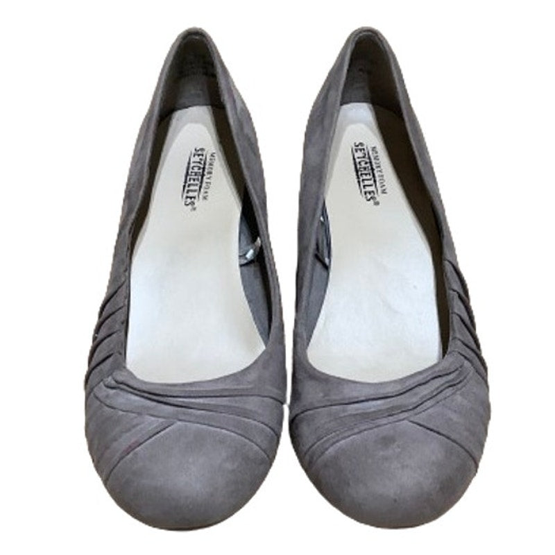 Memory Foam Seychelles Heels 8.5 Brownish Grey Elegant Comfy Office Teacher