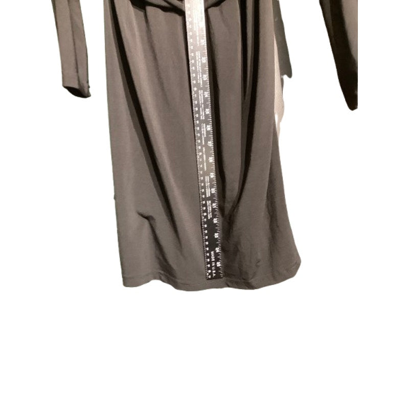 Boston Proper Black Ruched Cocktail Dress Women’s S — Sexy, Elegant, Party