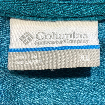 Columbia Teal Zip Hoodie Size XL - Athleisure, Streetwear, Casual