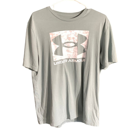 Under Armour Light Green Size LG Graphic Tee - Casual, Sporty, Comfortable