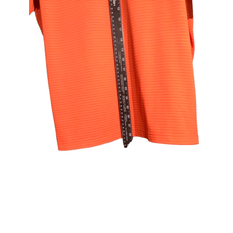 Walter Hagen Men’s XL Orange Striped Golf Polo — Preppy, Sporty, Classic
