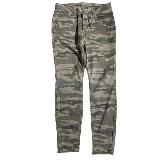 Ana Camo Jeggings Women’s Size 8 – Stretch, Slim, Zipper Detail