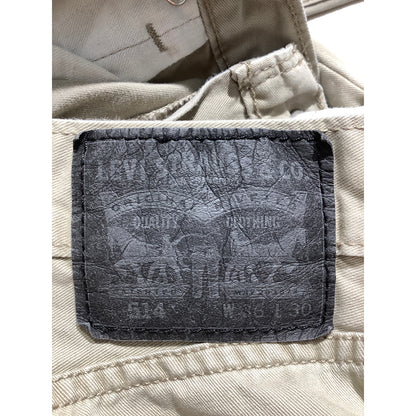 Levi’s 514 Straight Leg Pants, Khaki, Men’s 36W 30L — Casual, Classic, Cotton