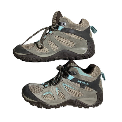 Merrell Yokota 2 Brown Blue Hiking Shoes Women’s 6 — Outdoor, Trail, Gorpcore