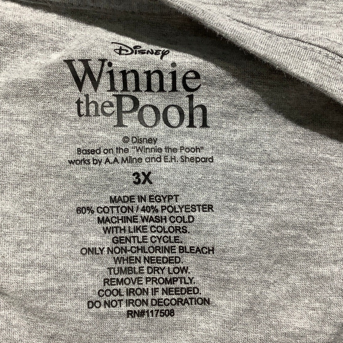 Disney Winnie the Pooh Graphic T-Shirt Women’s 3X — Plus Size, Floral, Casual