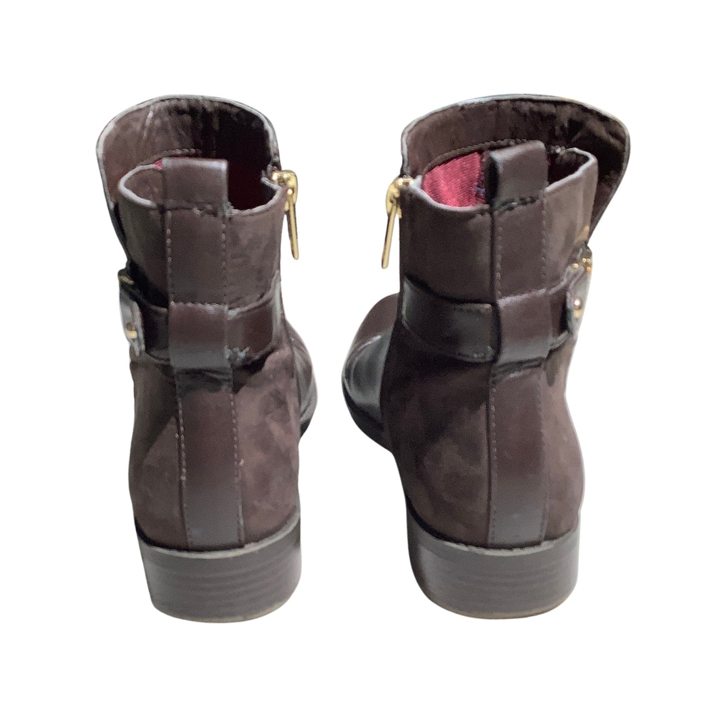 Tommy Hilfiger Irsela Leather Ankle Boots Women Size 9.5M —Classic, Fall, Preppy