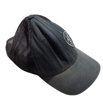 Ariat FlexFit 110 Black Mesh Trucker Hat — Western, Casual, Adjustable