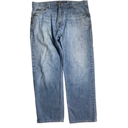 Calvin Klein Blue Jeans Men’s 38W — Relaxed Straight, Easy Fit, Classic