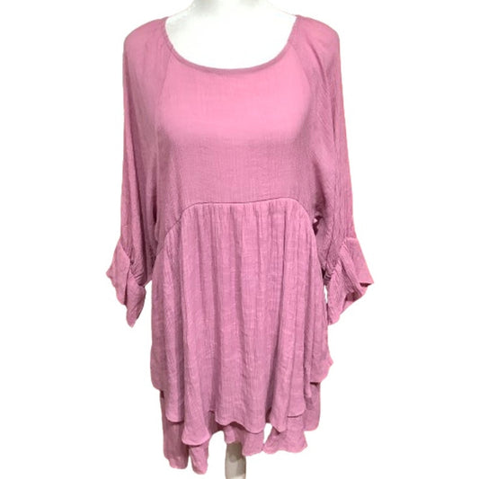 Umgee Dress, Size L - Feminine, Cottagecore, Boho, Lilac