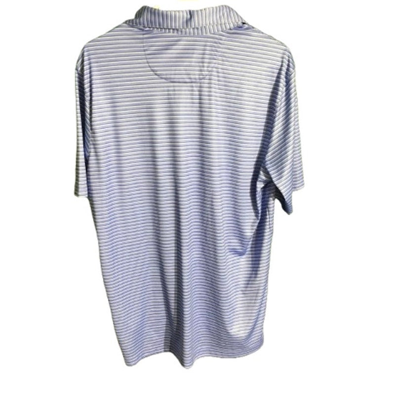 Greg Norman Men's Size M Striped Golf Polo - Performance, Athletic, Golf