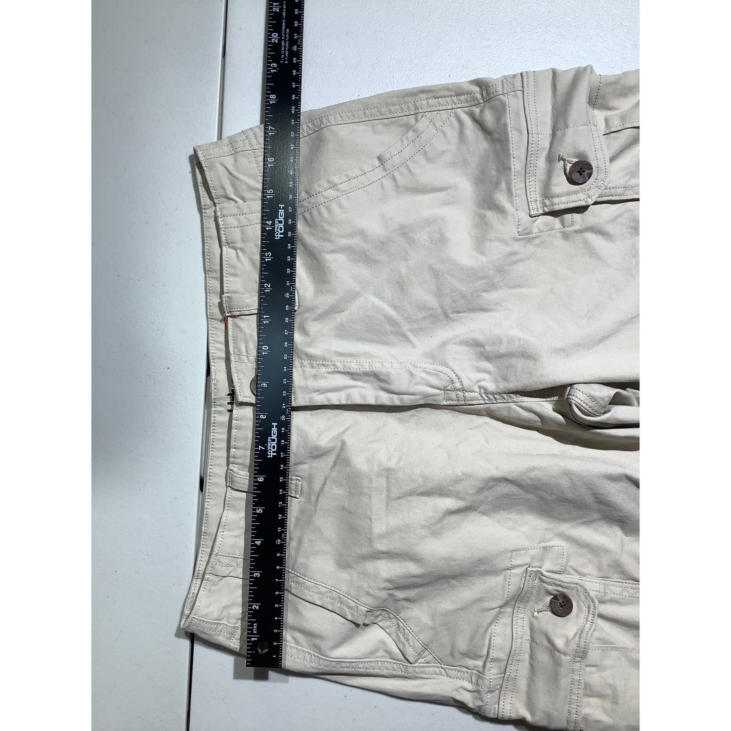 Urban Pipeline Cargo Shorts Men's Size 33 Khaki — Superflex, Utility, Casual
