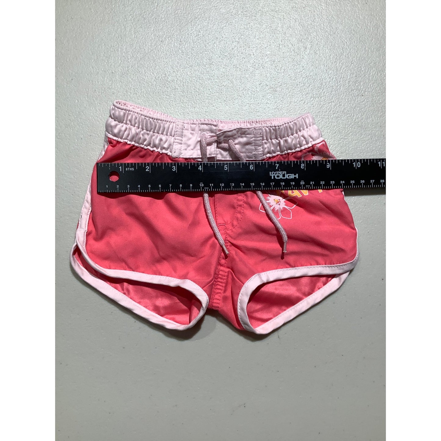 Old Navy Swim Shorts Toddler Size 18-24 Months Pink — Drawstring, Beach, Floral