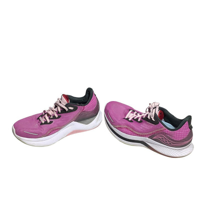 Saucony Running Shoes Women’s Size 11 — Razzle Pink, Limelight, Cushioned