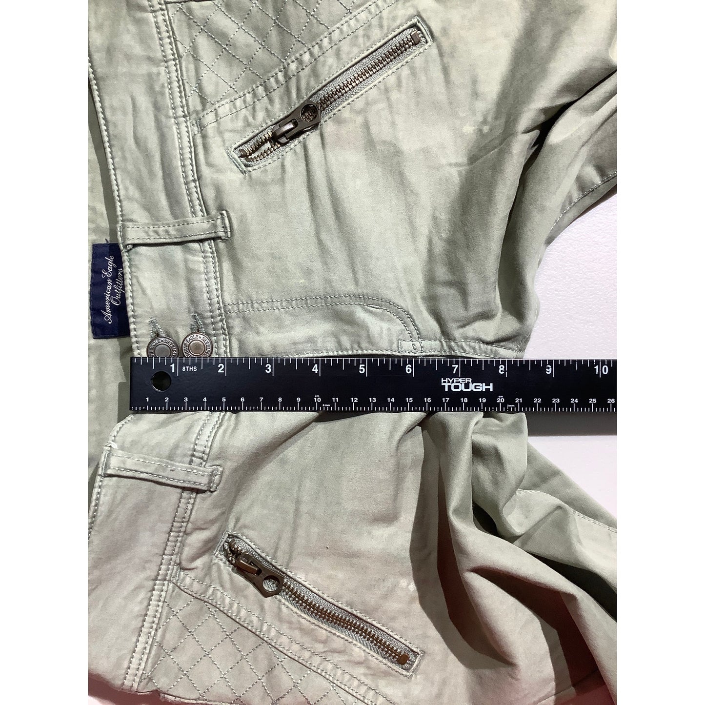 American Eagle Women’s Pants Size 8 — Light Olive Green, Skinny, Super Stretch