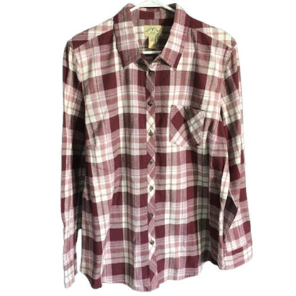 Blue Mountain Plaid Flannel Shirt Size XL - Grunge, Cottagecore, Cozy