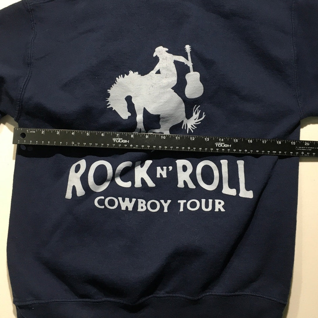 Jason Aldean Rock N' Roll Cowboy Tour Hoodie M - Country, Western, Music Merch