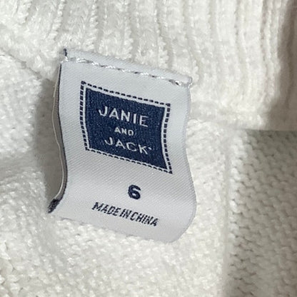 Janie and Jack Girls Tennis Sweater Dress - Size 6 - Preppy, Classic, Sporty